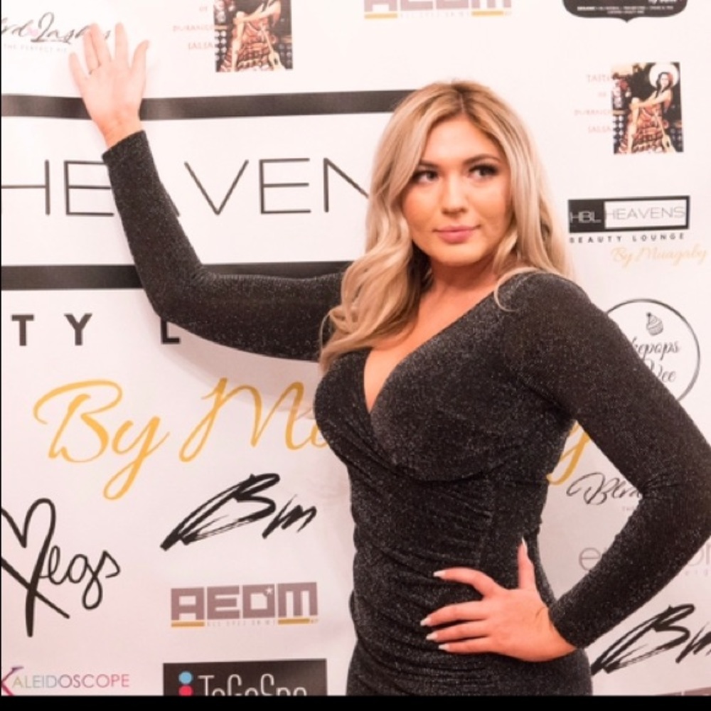 Black sparkly dress